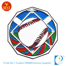 OEM China Custom Souvenir Metal Baseball Medal with Baking Varnish